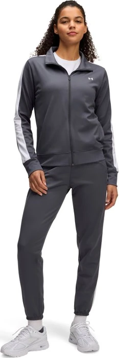 Under Armour Trikotstoff Trainingsanzug castlerock/white (Damen)
