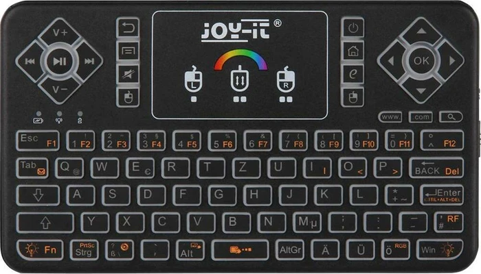 Joy-iT Tasta-Mini Mini Wireless Keyboard, USB, DE