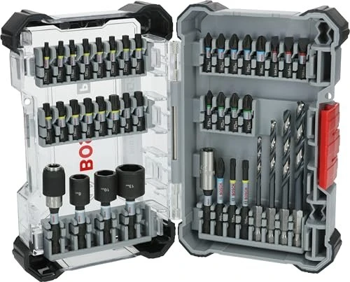 Bosch Professional PRO Impact Metal Bohrer-/Bits-Zubehörset inkl. Werkzeugbox, 40-tlg.