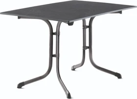 Sieger Boulevard vivodur Klapptisch 120x80cm eisengrau/schieferdekor anthrazit