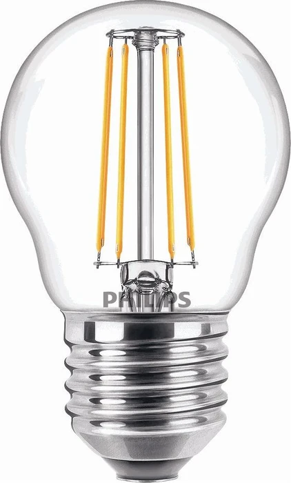 Philips CorePro LEDlustre Filament ND E27 4.3-40W/827 P45 CLG