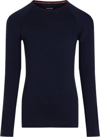 Icebreaker Merino 200 Oasis Crewe Funktionsshirt langarm midnight navy (Junior)