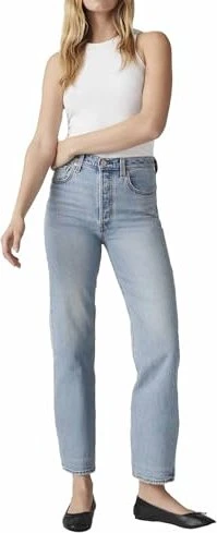 Levi's Ribcage Straight Ankle Jeans let's share (Damen)