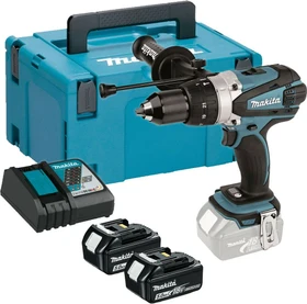 Makita DHP458RTJ Akku-Schlagbohrschrauber inkl. MAKPAC + 2 Akkus 5.0Ah