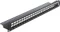 DeLOCK Patchpanel für RJ-45 Keystone Module 19", 24-Port, 1HE, 19", 1HE, schwarz Vorschaubild
