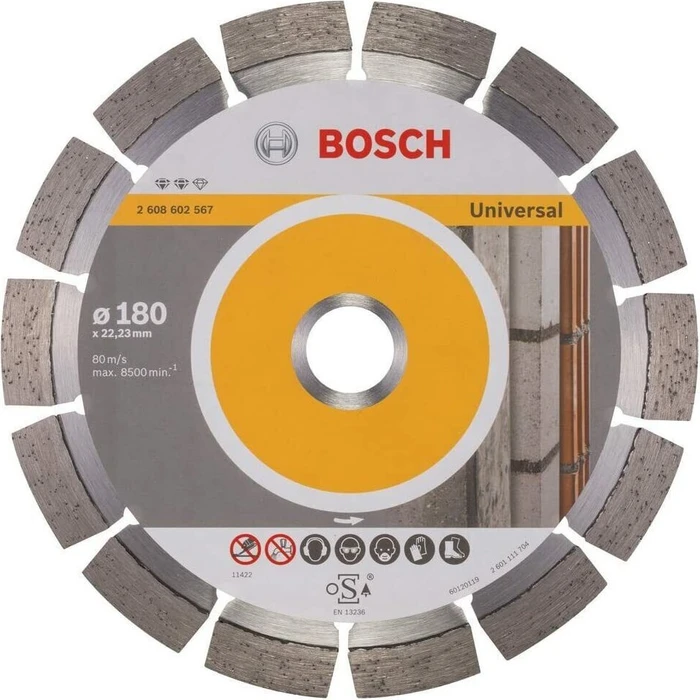 Bosch Professional Expert for Universal Diamanttrennscheibe, 180x2.4x22.23mm, 1 Stück