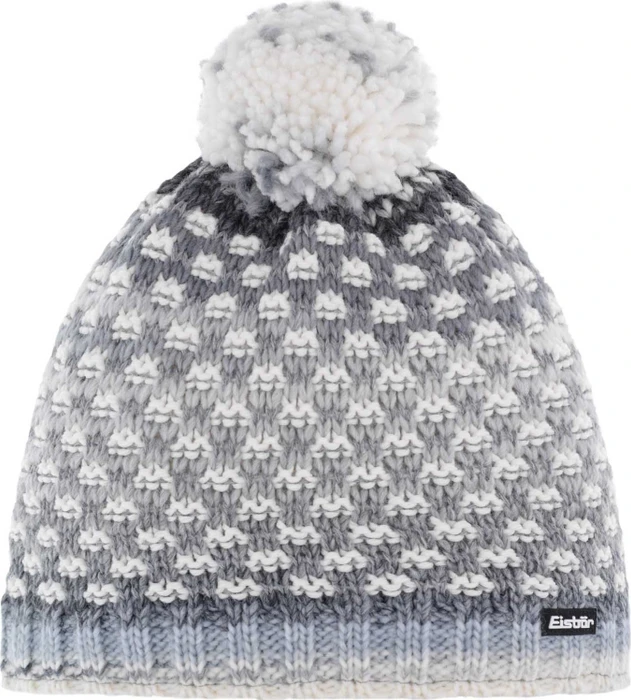 Eisbär Stravo Pompon Mütze light grey/white