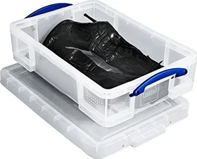 Really Useful Box Aufbewahrungsbox, 24.5l, transparent