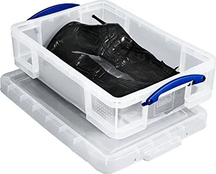 Really Useful Box Aufbewahrungsbox, 24.5l, transparent