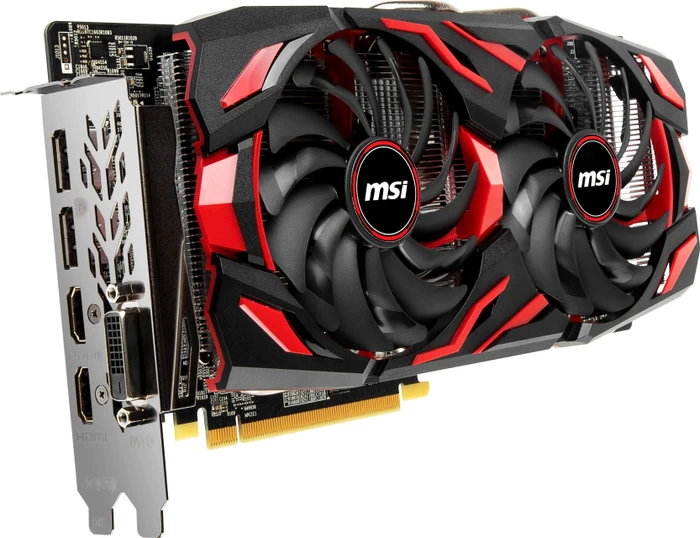 MSI Radeon RX 570 Mech 2 8G OC, 8GB GDDR5, DVI, 2x HDMI, 2x DP