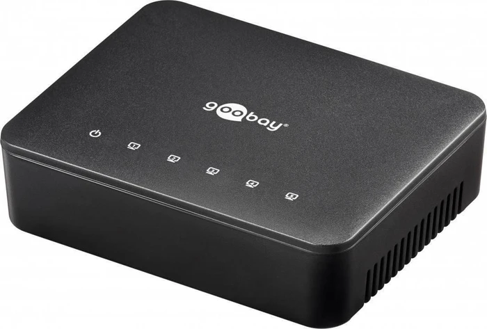 Wentronic Goobay Desktop Gigabit Switch, 5x RJ-45