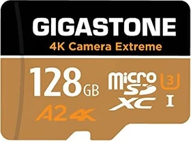 Gigastone 4k Camera Extreme R100/W50 128GB Kit, UHS-I U3, A2, Class 10