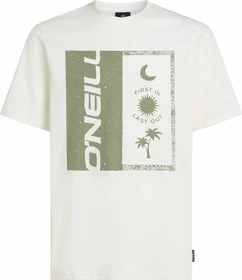 O'Neill Front Print T-Shirt kurzarm snow white (Herren)