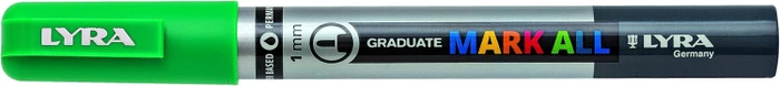 Lyra Graduate Mark All Permanentmarker 1mm sortiert, 12er-Set, Box