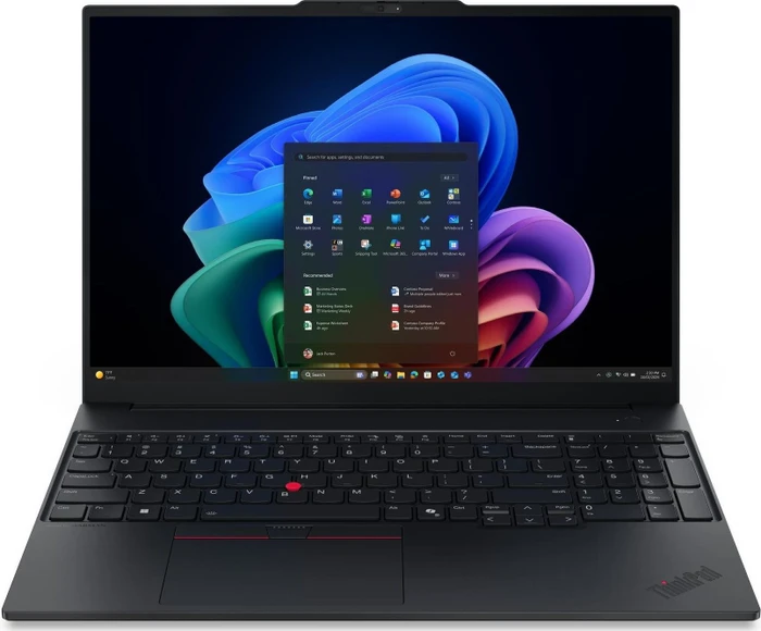 Lenovo ThinkPad E16 G4 (Intel), Black, Core Ultra 7 355, 16GB RAM, 512GB SSD, DE