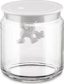 Alessi Gianni a little man holding on tight Aufbewahrungsbehälter 700ml weiß