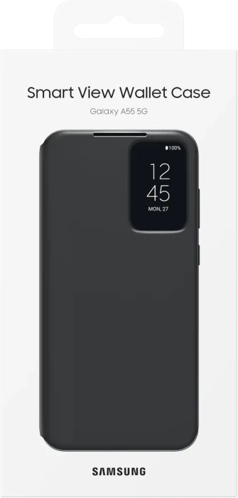 Samsung Smart View Wallet Case für Galaxy A55 5G schwarz