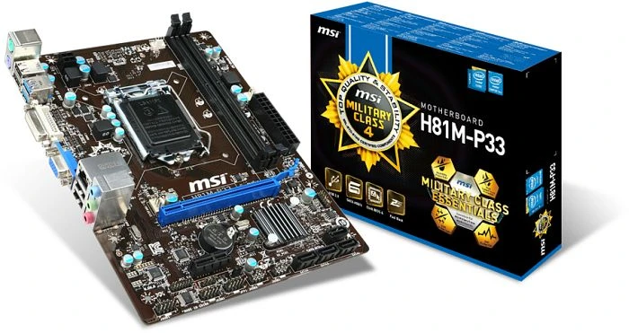 MSI H81M-P33 (Intel 1150)