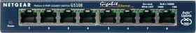 Netgear ProSAFE GS108 Desktop Gigabit Switch, 8x RJ-45 (GS108GE)
