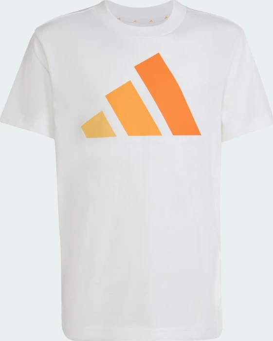 adidas Essentials T-Shirt kurzarm white/semi ice tangerine/pure tangerine/pure orange (Junior)