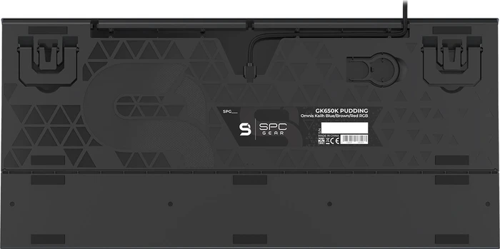 Endorfy SilentiumPC SPC Gear GK650K Omnis Pudding Edition, LEDs RGB, Kailh RED, USB, DE