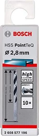 Bosch Professional HSS PointTeQ Spiralbohrer, 2.8x33x61mm, 10 Stück
