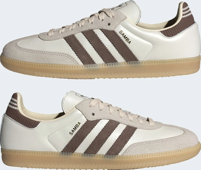 adidas Samba OG cloud white/earth strata/gum