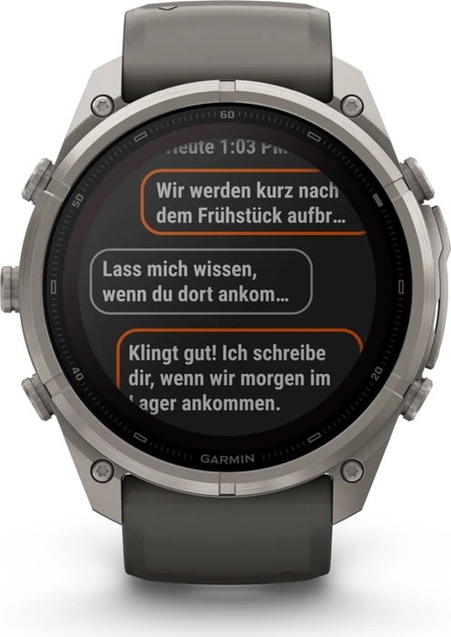 Garmin Fenix 9 Pro Solar inReach 51mm titanium/pebble grey