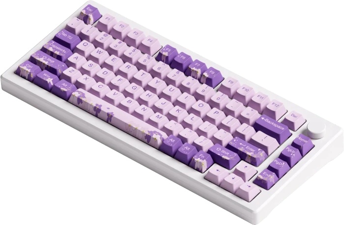 Akko MOD 007 HE, Purple Melody, LEDs RGB, hot-swap, Cream Yellow Magnetic, USB/Bluetooth, US