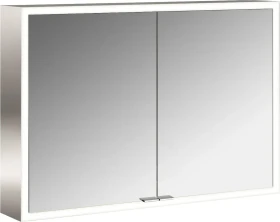Emco Prime Facelift LED-Lichtspiegelschrank 100cm, 2 Türen, Aufputzmodell