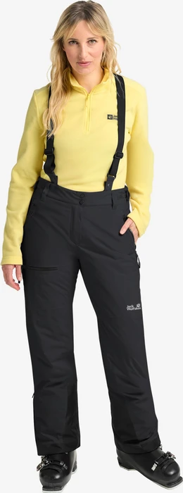 Jack Wolfskin Flowline Pro 2L Insulated Skihose lang schwarz (Damen)