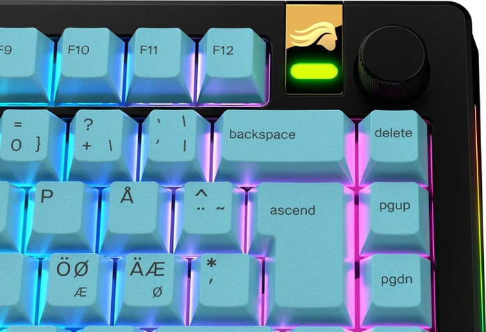 Glorious GPBT Gradient V2 Keycaps, Kunststoff (PBT), Ocean, blau, 131 Tasten, ISO-ND