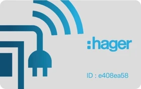 Hager Set 20 RFID Karten für witty flow