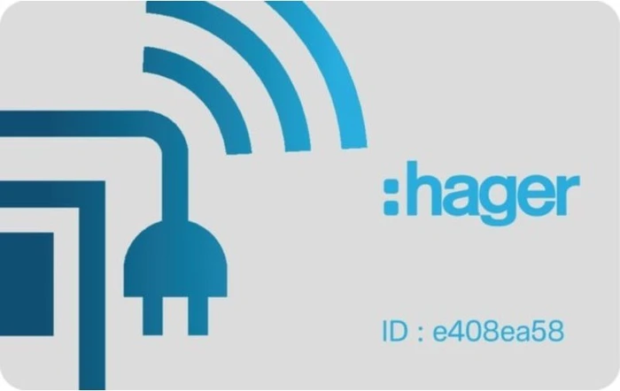 Hager Set 20 RFID Karten für witty flow