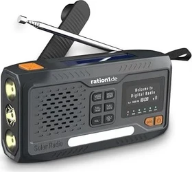 ration1 Kurbelradio DAB+ Multifunktion 8-in-1
