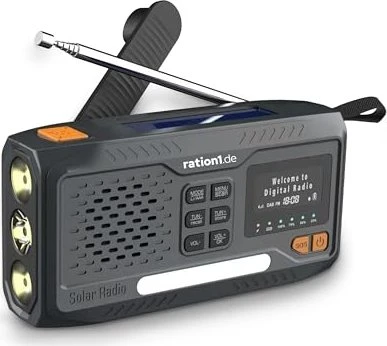 ration1 Kurbelradio DAB+ Multifunktion 8-in-1