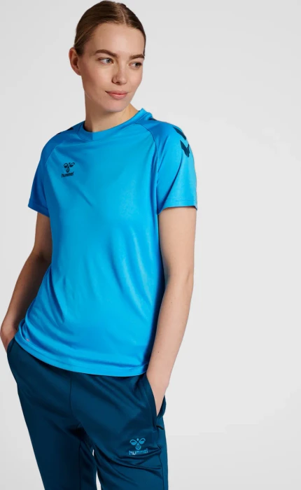 hummel Core XK Funktionsshirt kurzarm blue danube (Damen)