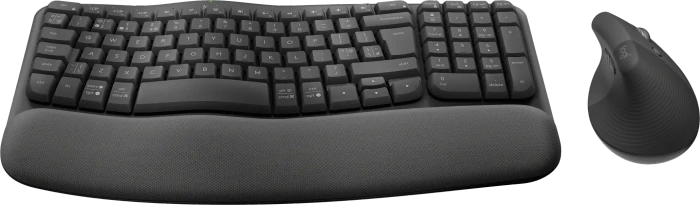 Logitech Wave Keys and Lift Combo, schwarz, Logi Bolt, USB/Bluetooth, UK