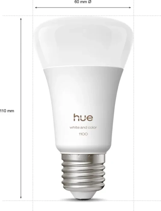 Philips HUE White and Color Ambiance Smart LED A60 E27 1100 8.1W
