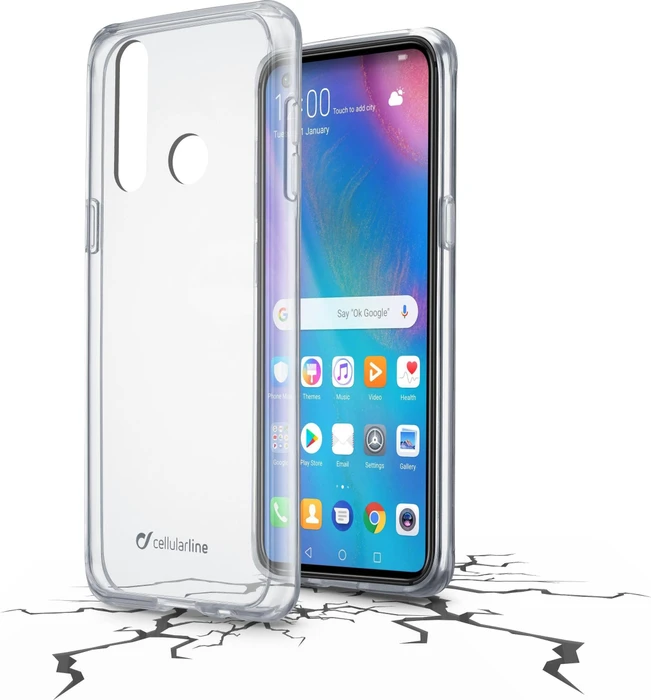 Cellularline Clear Duo für Huawei P30 Lite transparent