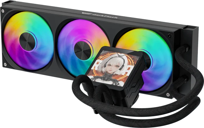 DarkFlash DV360S MAX Black, schwarz