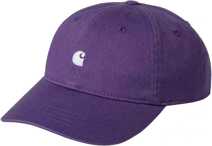 Carhartt Madison Logo Kappe huckleberry/white