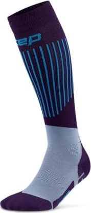 CEP Ultralight Tall Skisocken dark purple/blue (Damen)