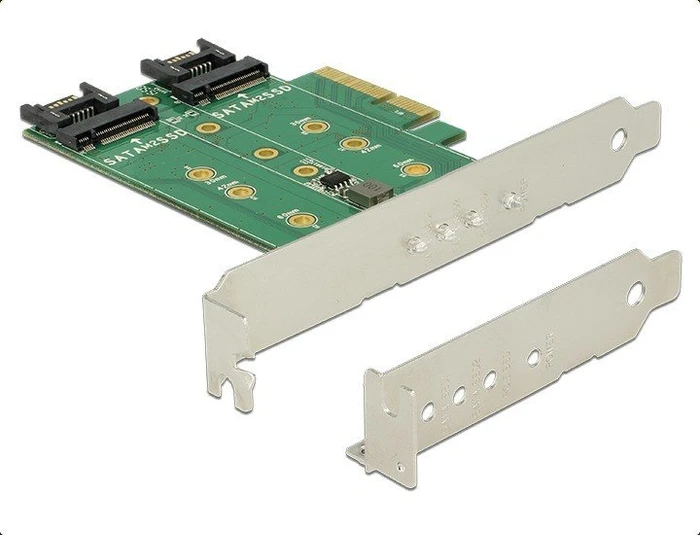 DeLOCK PCIe -> M.2 PCIe, PCIe -> M.2 SATA