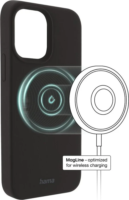 Hama Cover MagCase Finest Feel Pro für Apple iPhone 14 Pro schwarz