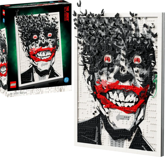 LEGO Art - Joker Wall Art Comic Cover