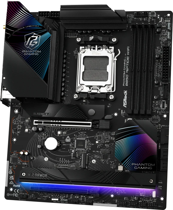 ASRock Phantom Gaming B850 Riptide WiFi (AMD AM5)