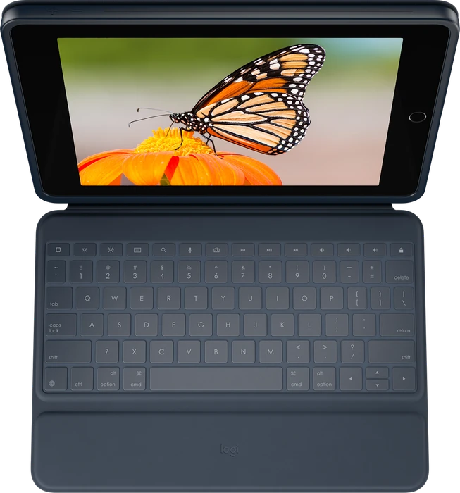 Logitech Rugged Combo 3 for Education für iPad 7/iPad 8/iPad 9, blau, DE