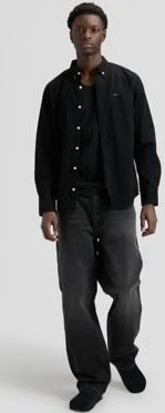 Lee Regular Button Down Hemd langarm schwarz (Herren) (112376555)
