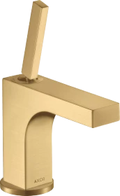 Hansgrohe Axor Citterio 90 für Handwaschbecken mit Zugstangen-Ablaufgarnitur brushed gold optic